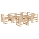 vidaXL 6-delige Loungeset pallet hout