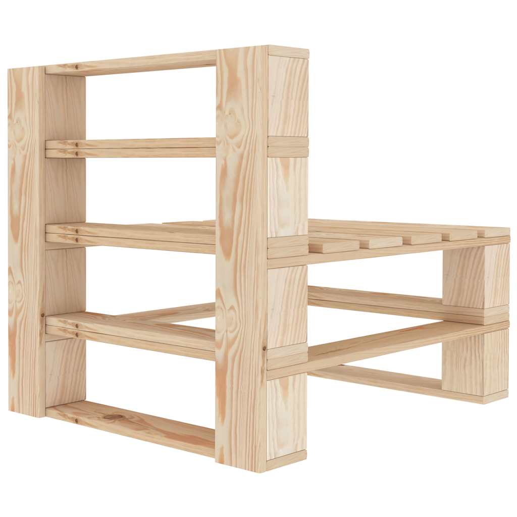 vidaXL 6-delige Loungeset pallet hout