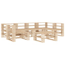 vidaXL 7-delige Loungeset pallet hout