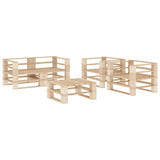 vidaXL 5-delige Loungeset pallet hout
