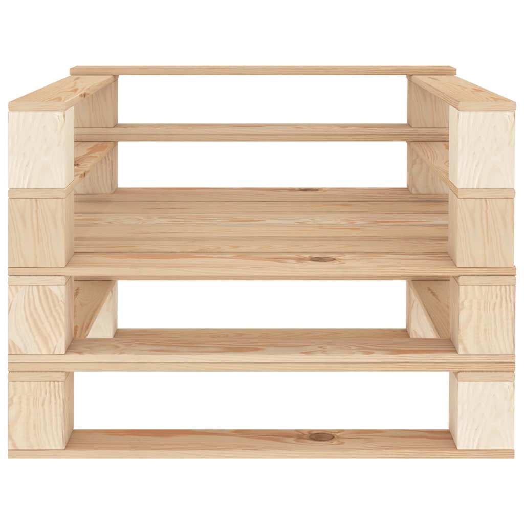vidaXL 5-delige Loungeset pallet hout