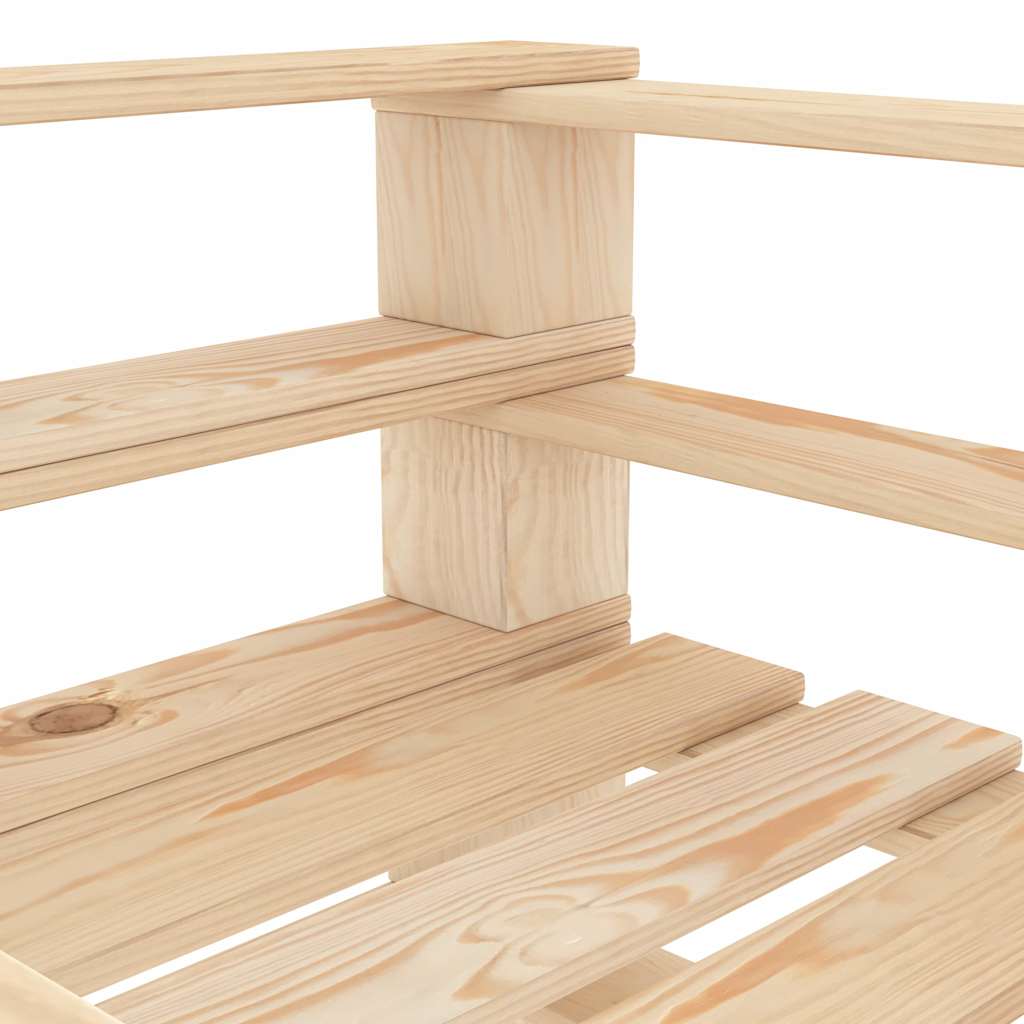 vidaXL 5-delige Loungeset pallet hout