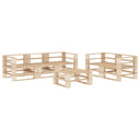vidaXL 6-delige Loungeset pallet hout