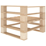 vidaXL 6-delige Loungeset pallet hout