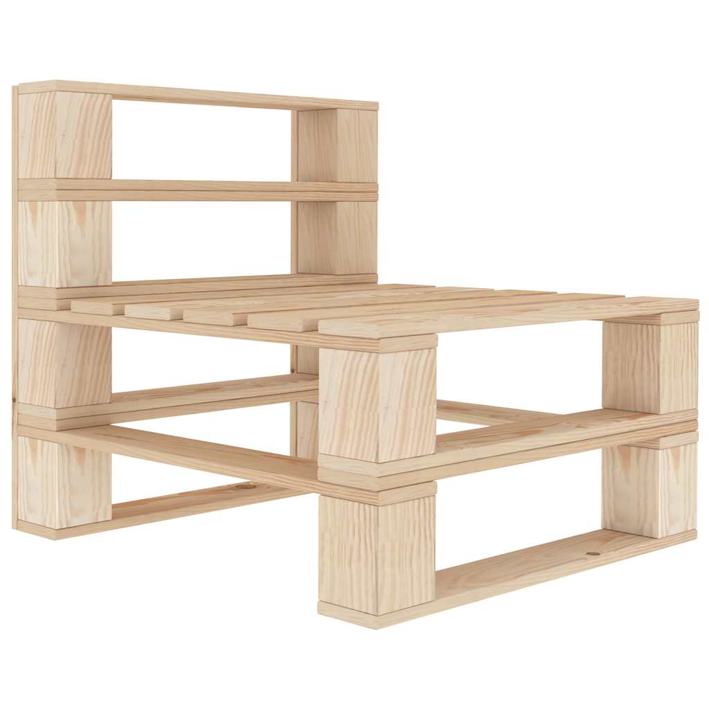 vidaXL 6-delige Loungeset pallet hout