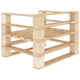 vidaXL 7-delige Loungeset pallet hout