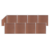 vidaXL Fence Panel 180x186 cm HKC black