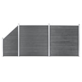 vidaXL Fence Panel 180x186 cm HKC black