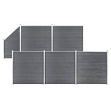 vidaXL Fence Panel 180x186 cm HKC black