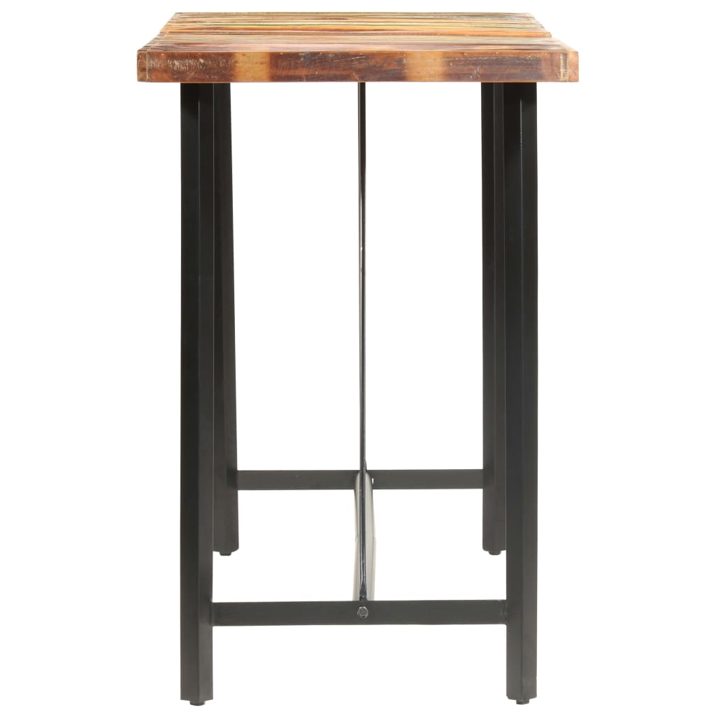vidaXL 9-delige Barset massief acaciahout en massief gerecycled hout