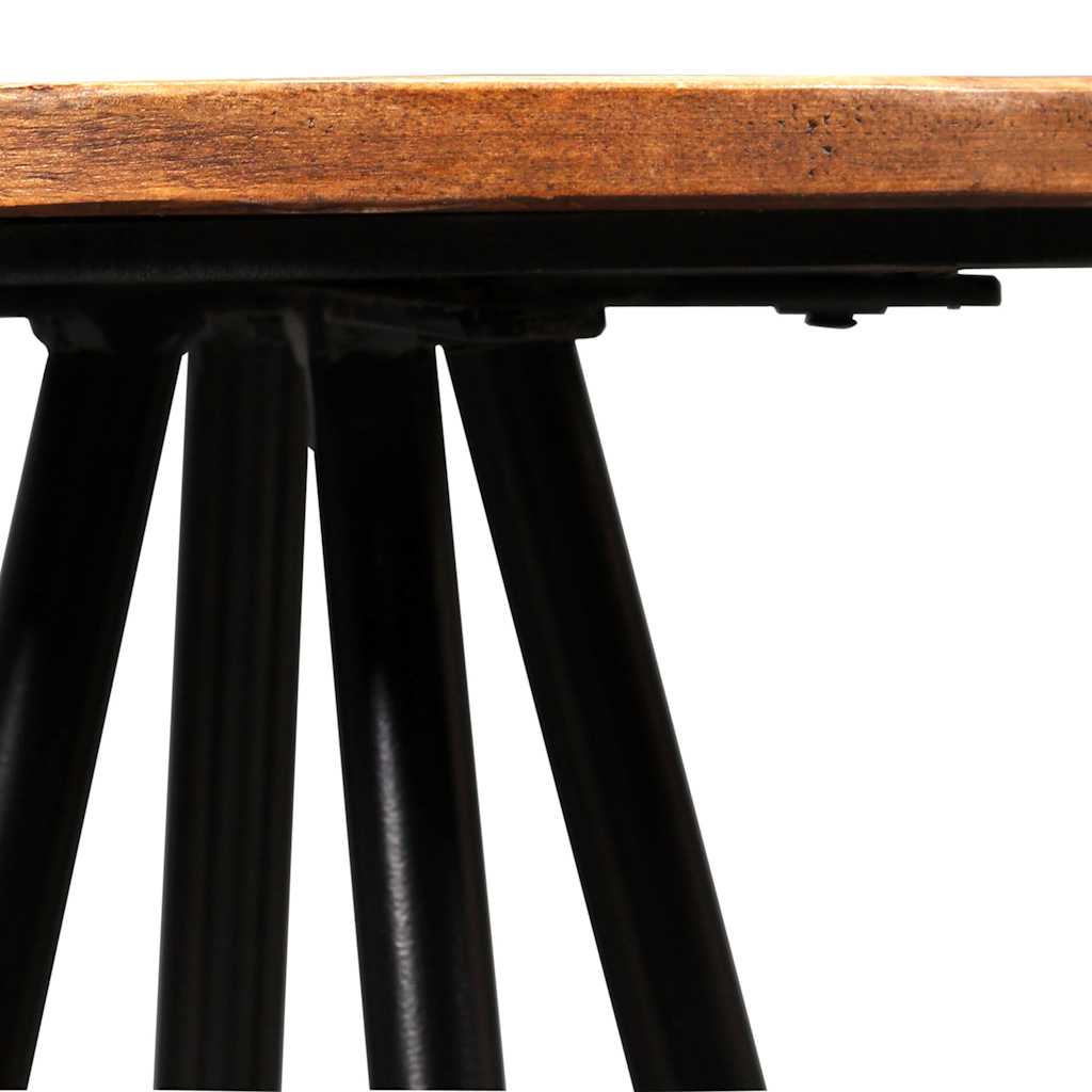 vidaXL 9-delige Barset massief acaciahout en massief gerecycled hout