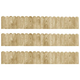 vidaXL Lawn Edging 2 pcs 120 cm Impregnated Pinewood