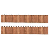 vidaXL Lawn Edging 2 pcs 120 cm Impregnated Pinewood