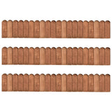 vidaXL Lawn Edging 2 pcs 120 cm Impregnated Pinewood