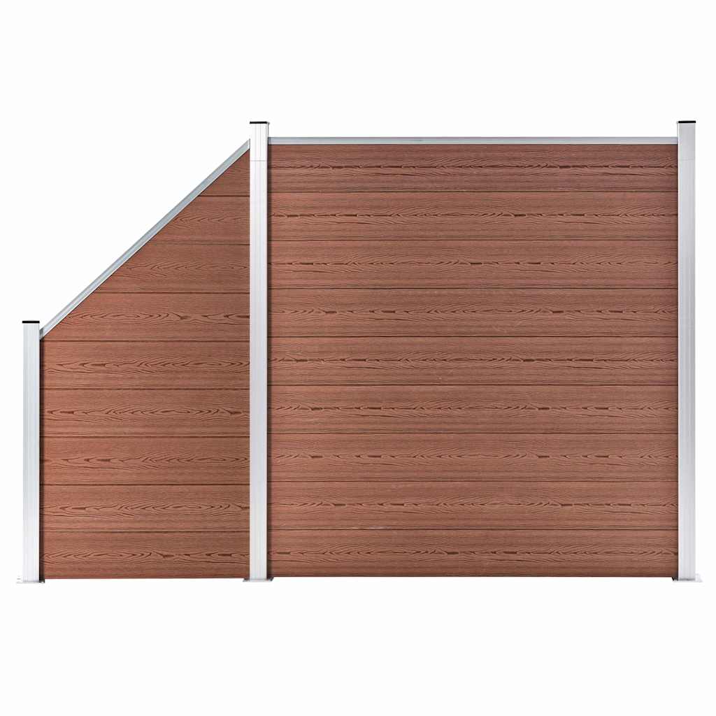 vidaXL Fence Panel 180x186 cm HKC black