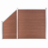 vidaXL Fence Panel 180x186 cm HKC black