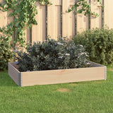 vidaXL 3 st Plantenbakken verhoogd 100x150 cm massief grenenhout