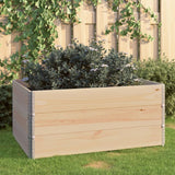 vidaXL 3 st Plantenbakken verhoogd 100x150 cm massief grenenhout