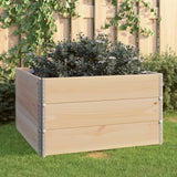 vidaXL 3 st Plantenbakken verhoogd 100x150 cm massief grenenhout