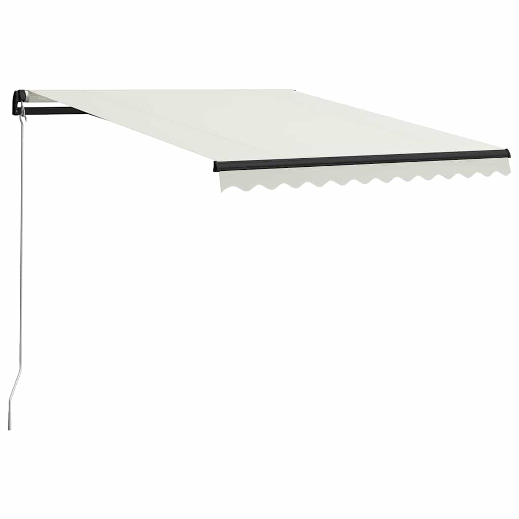 vidaXL Luifel handmatig uittrekbaar 300x250 cm antraciet