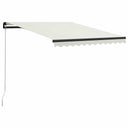 vidaXL Luifel handmatig uittrekbaar 300x250 cm antraciet