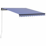 vidaXL Luifel handmatig uittrekbaar 300x250 cm antraciet