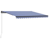 vidaXL Luifel handmatig uittrekbaar 300x250 cm antraciet