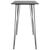 vidaXL 5-delige Barset zwart
