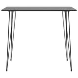 vidaXL 5-delige Barset zwart