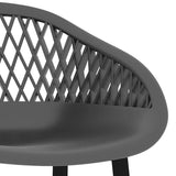 vidaXL 5-Piece Bar Set White and Black