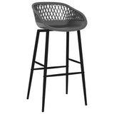 vidaXL 5-Piece Bar Set White and Black