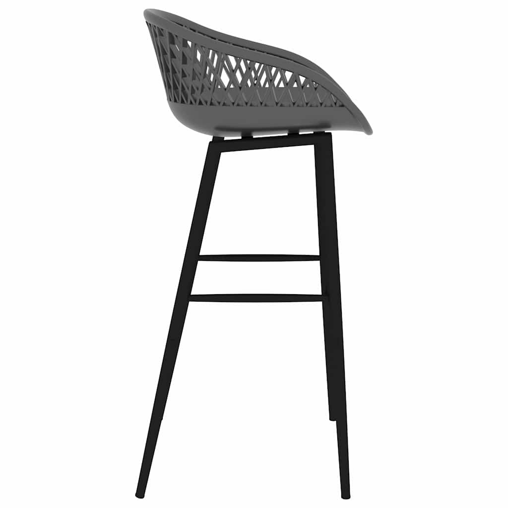 vidaXL 5-Piece Bar Set White and Black