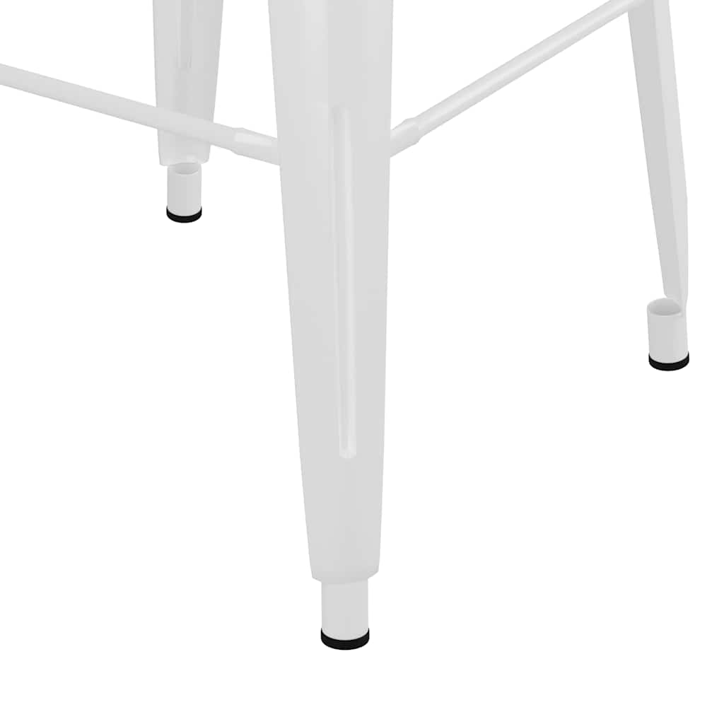 vidaXL 5-delige Barset wit en zwart