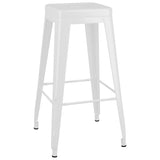 vidaXL 5-delige Barset wit en zwart