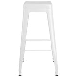 vidaXL 5-delige Barset wit en zwart