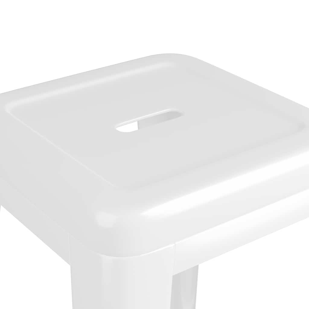 vidaXL 5-delige Barset wit en zwart