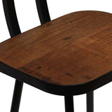 vidaXL 3-delige Barset zwart