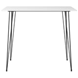 vidaXL 3-delige Barset zwart