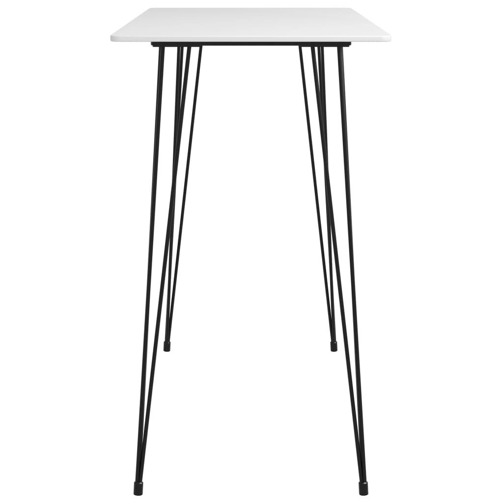 vidaXL 3-delige Barset zwart