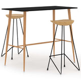 vidaXL 3-delige Barset wit