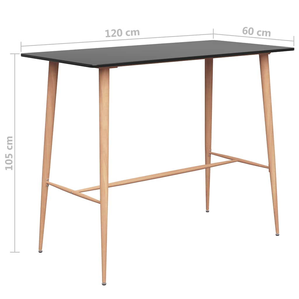 vidaXL 3-delige Barset wit