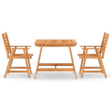 vidaXL 3-Piece Garden Dining Set Solid Acacia Wood