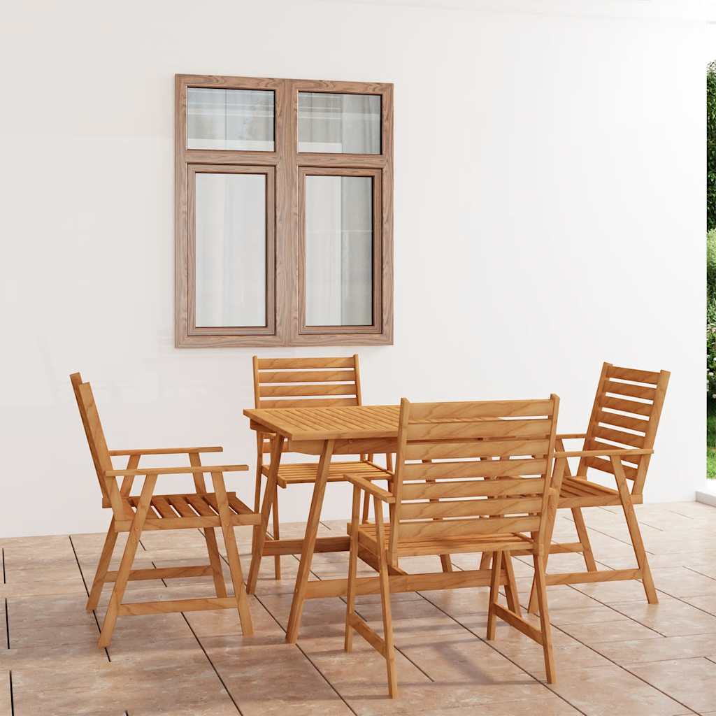 vidaXL 3-Piece Garden Dining Set Solid Acacia Wood