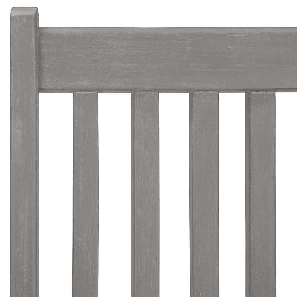 vidaXL 5-delige tuinset (150-200)x100cm massief acaciahout grijs