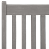 vidaXL 5-delige tuinset (150-200)x100cm massief acaciahout grijs