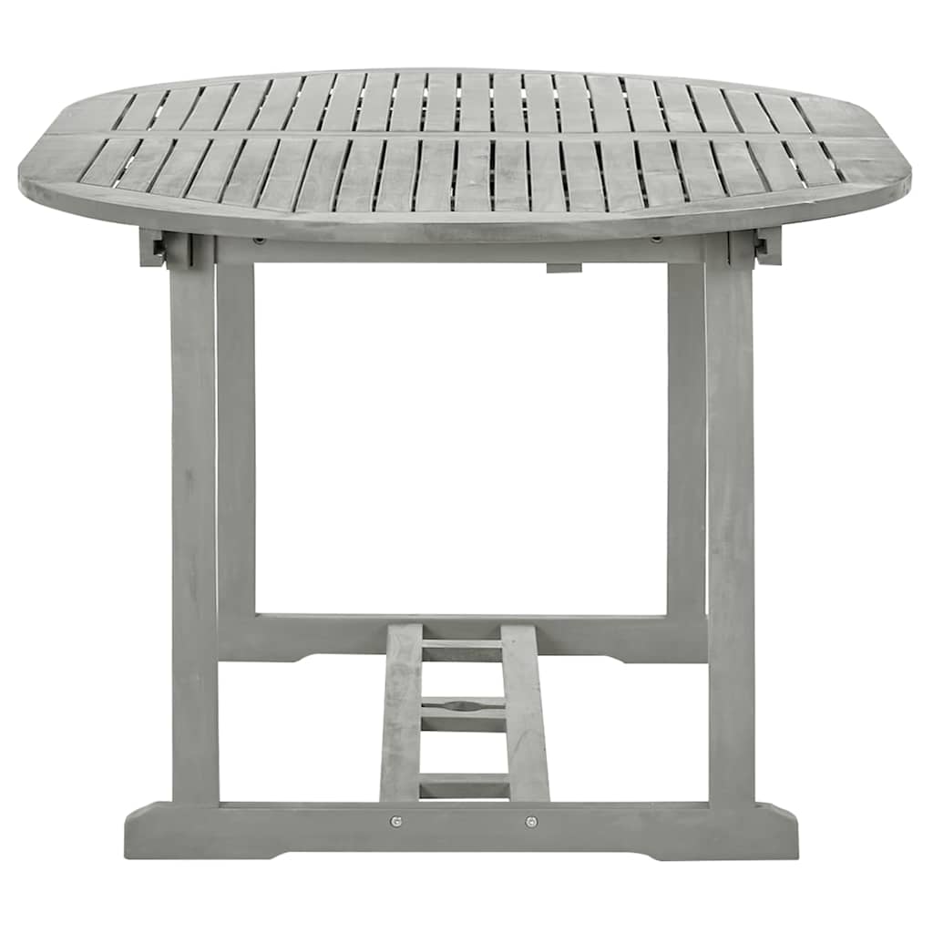 vidaXL 5-delige tuinset (150-200)x100cm massief acaciahout grijs