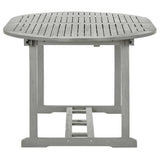 vidaXL 5-delige tuinset (150-200)x100cm massief acaciahout grijs