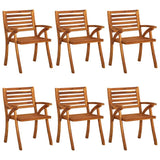 vidaXL 7-delige tuinset 150x90 cm massief acaciahout