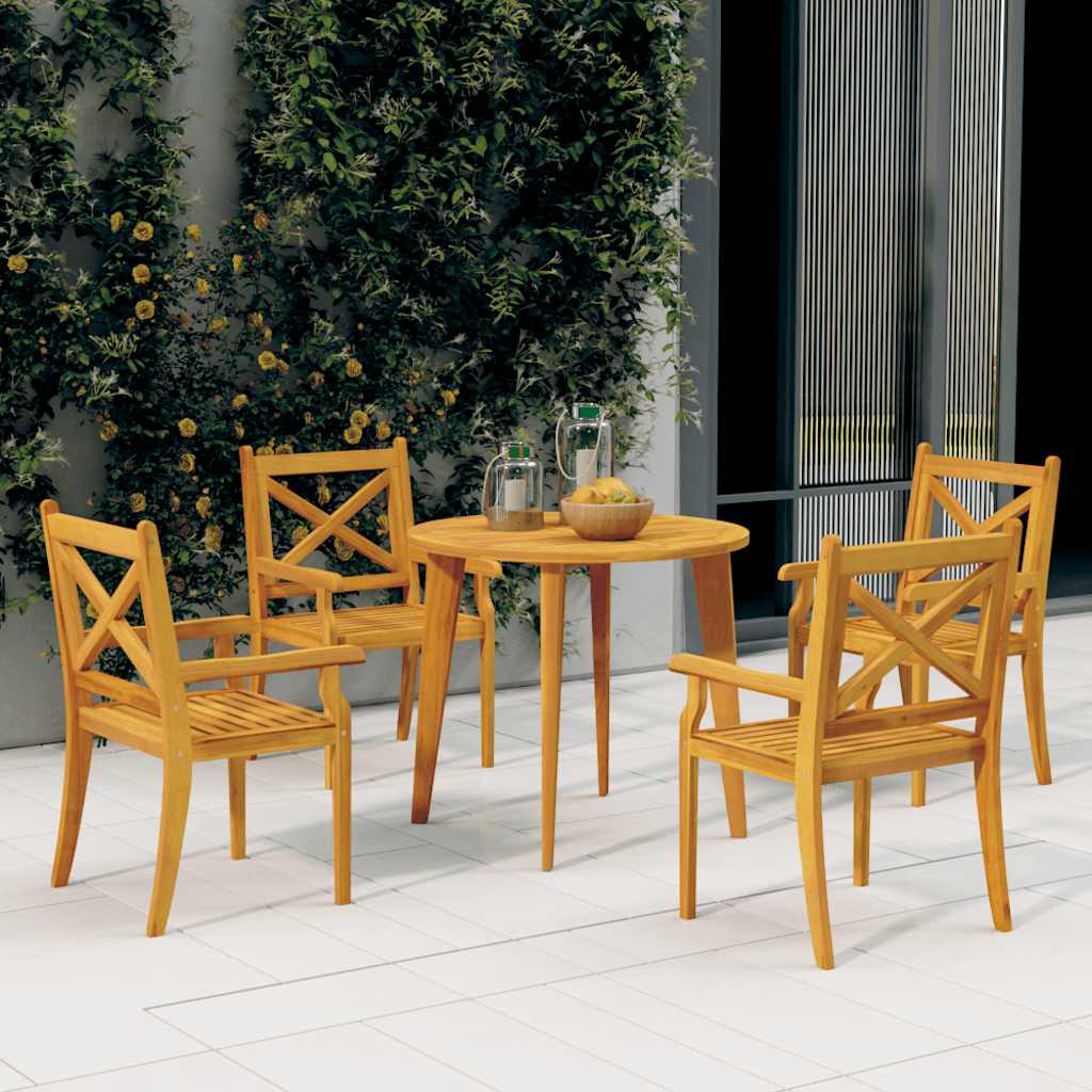 vidaXL 3-delige Tuinset massief acaciahout