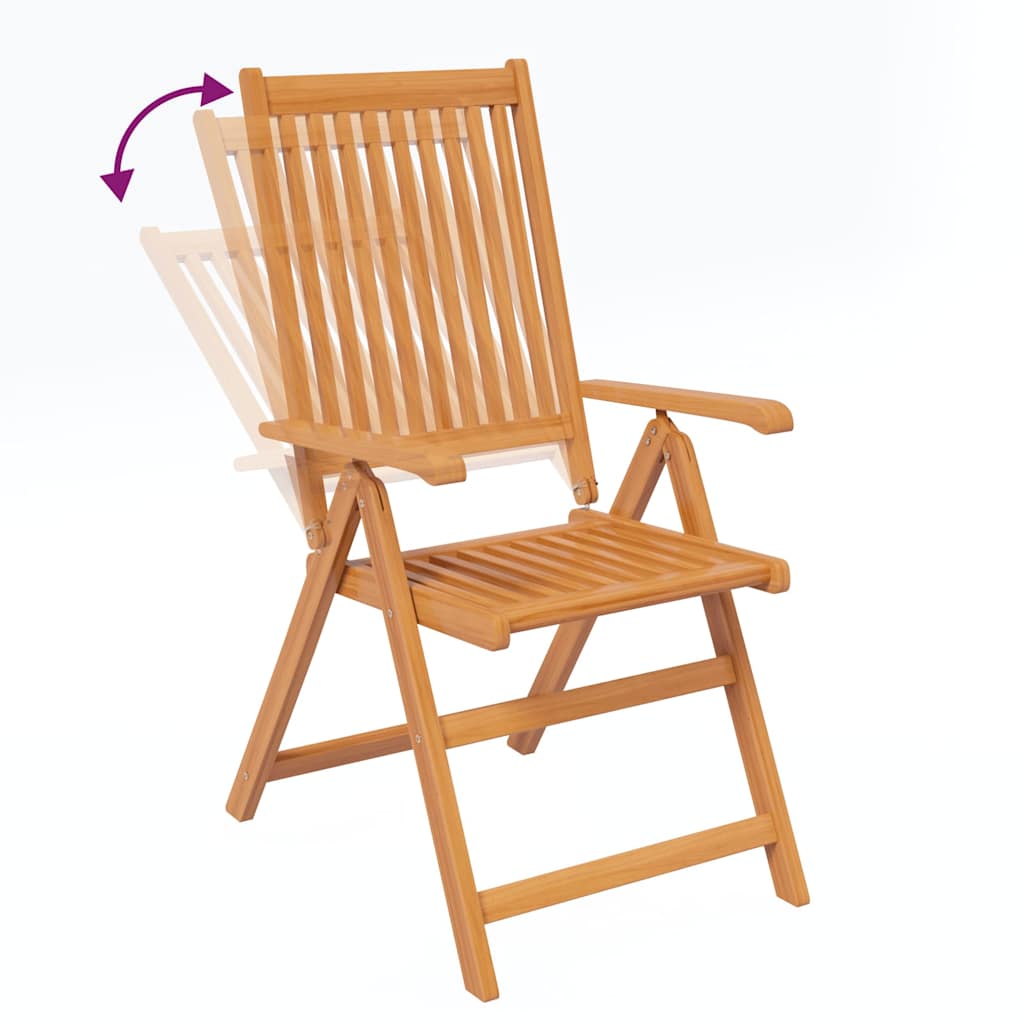 vidaXL 5-delige Tuinset massief acaciahout 150-200 cm